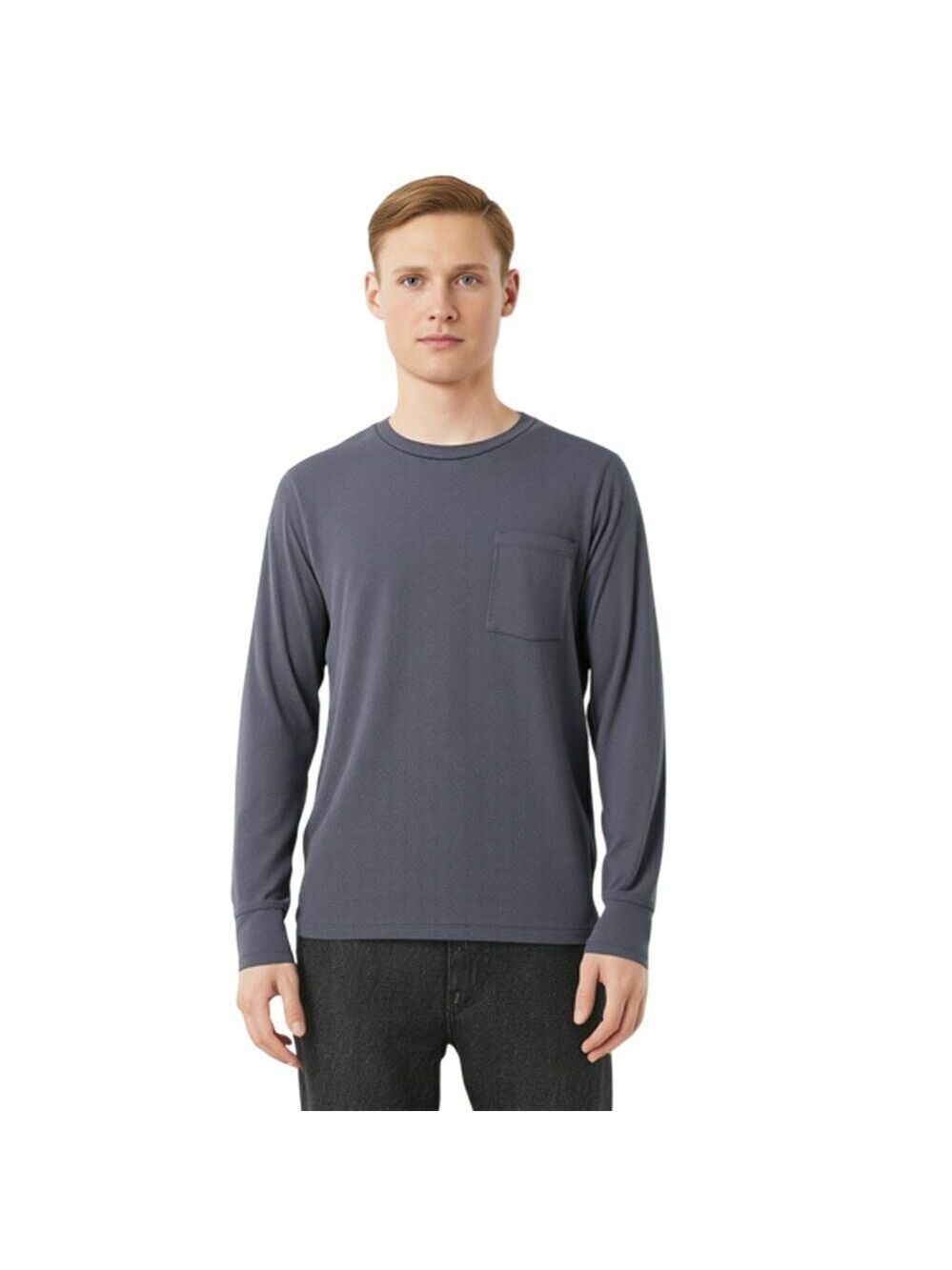 J.Crew Long Sleeve Gray Tee Shirt Size M